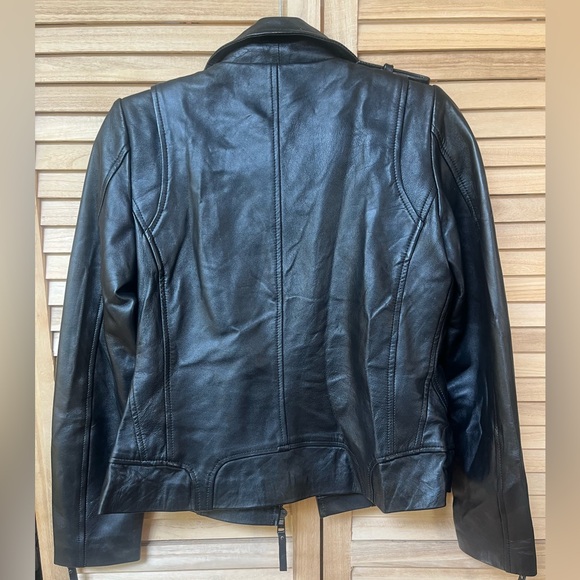 Leather Cult BNWOT leather jacket - fits size S/M (size 36) - Picture 6 of 6